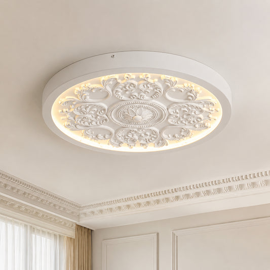 Aveline French Resin Medallion LED Ceiling Light
