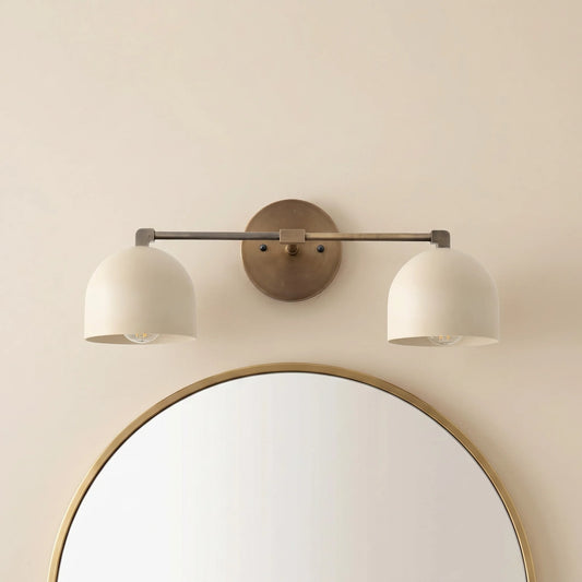 Nordic Metal Deep Ball Vanity Sconce