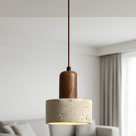 Kairi Modern Travertine Pendant Light