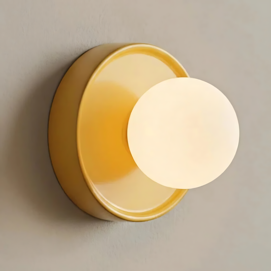 Zeno Modern Ceramic Orb Wall Light
