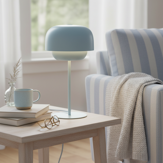 Soteria Modern Minimalist Dome Colorful Iron Table Lamp