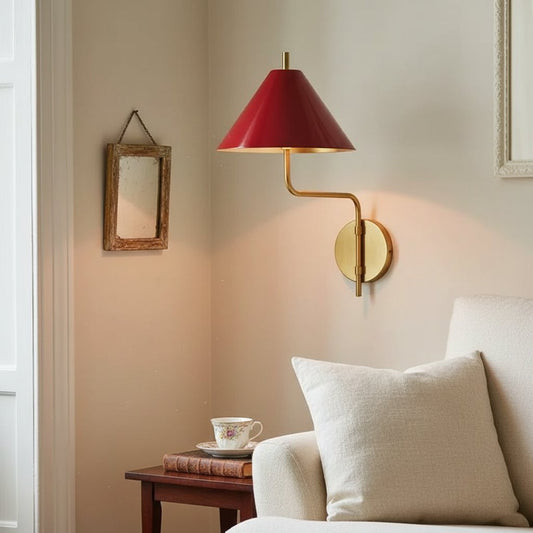 Finn Nordic Fabric Metal Wall Sconce