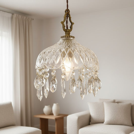 Karina Luxe Raster Kristallen Glas Hanglamp