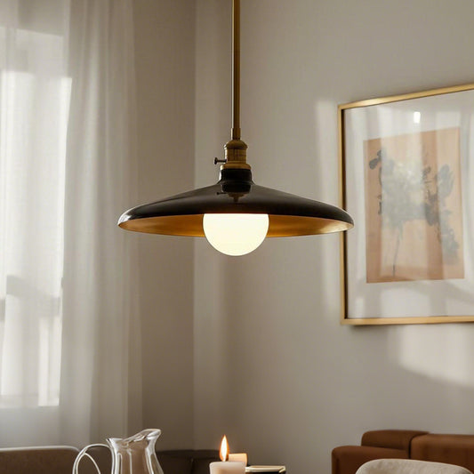 Pyrae Farmhouse Metal Pole Pendant Light