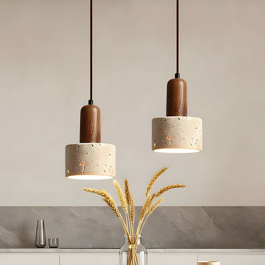 Kairi Modern Travertine Pendant Light