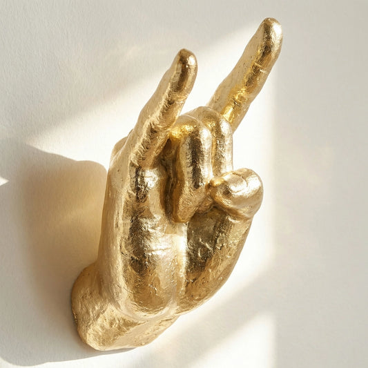 Alvaro Modern Rock Resin Hand Art Deco Wall Hooks