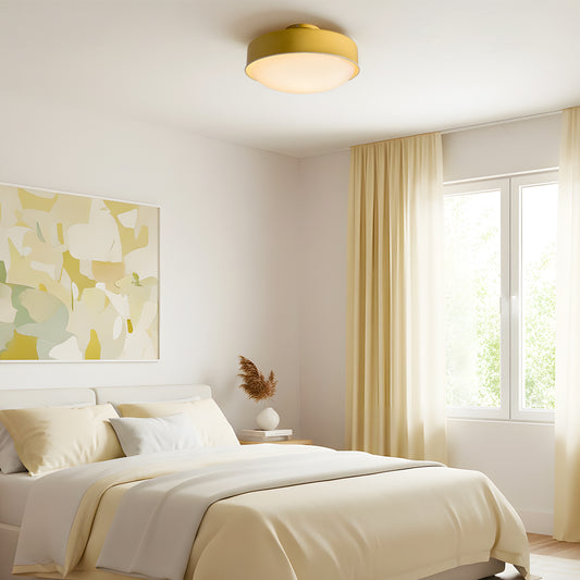 Aradia Modern Milk Glass Flush Mount Ceiling Light