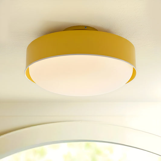 Aradia Modern Milk Glass Flush Mount Ceiling Light