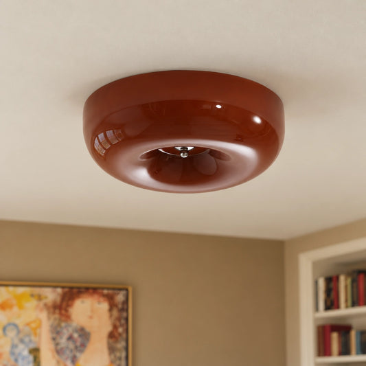 Auden Disc Glass Nordic Dimmable Ceiling Light