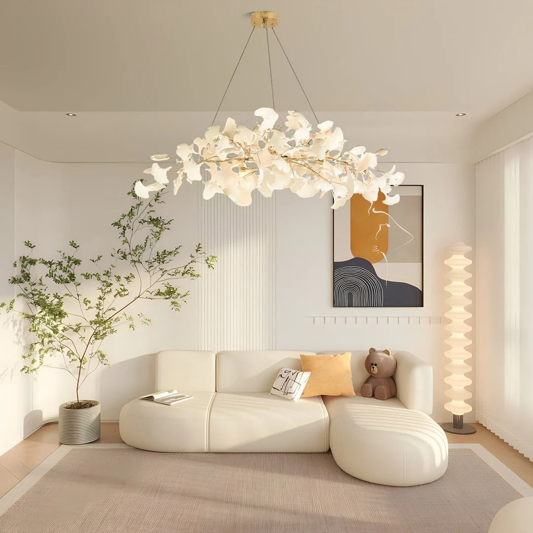 Aurelia Modern Organic Ginkgo Chandelier | LuciaLiving – Lucia Living