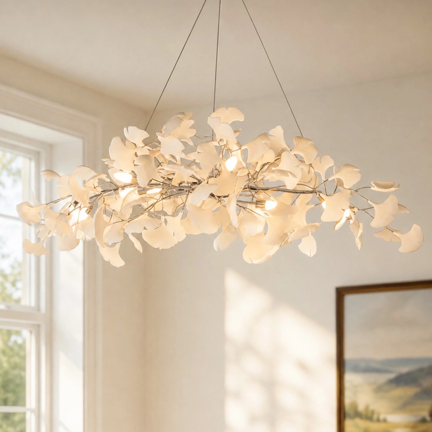 Aurelia Modern Organic Ginkgo Chandelier | LuciaLiving – Lucia Living