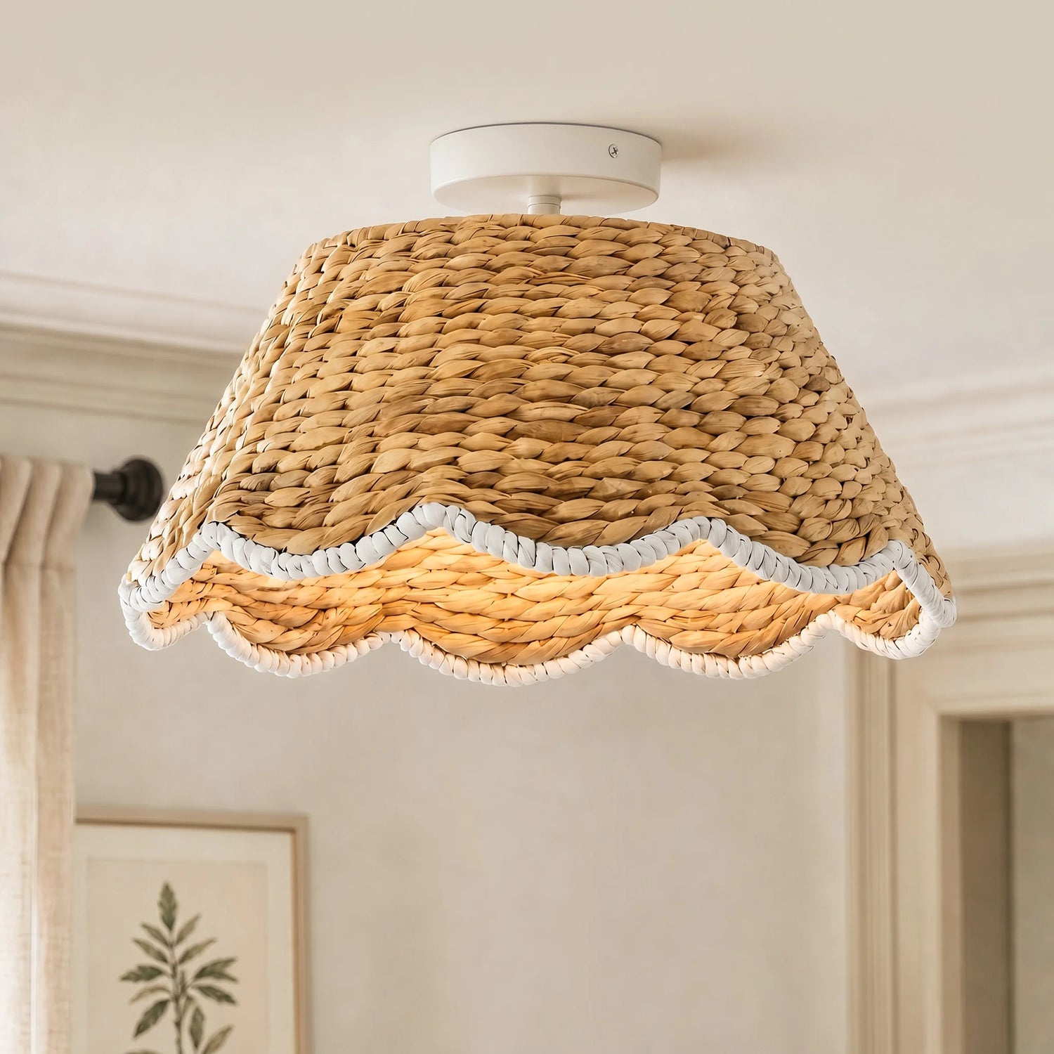 Rattan Lighting Fixture