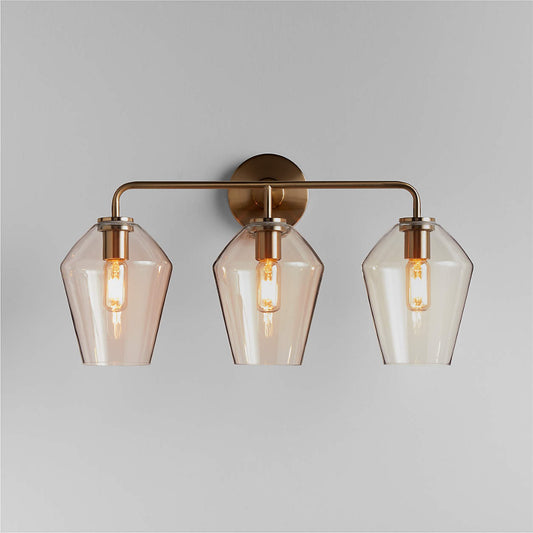 Elara Modern Glass Metal Geometric Wall Sconce clear brass.webp__PID:228eedf6-ce8f-4090-b404-22cb027e45c1