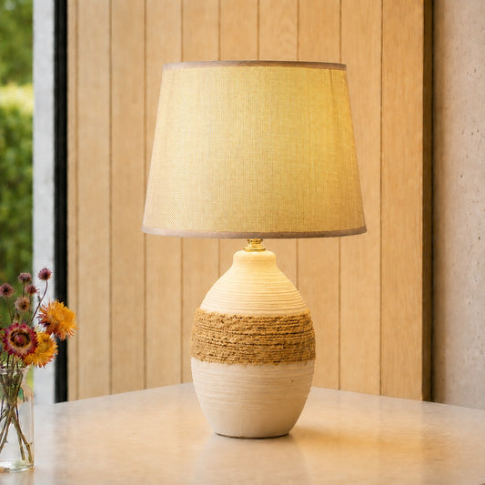 Elowynne Rustic Ceramic Table Light