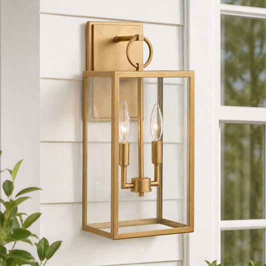 Ethan Moderne Wandleuchte aus Eisen und Glas