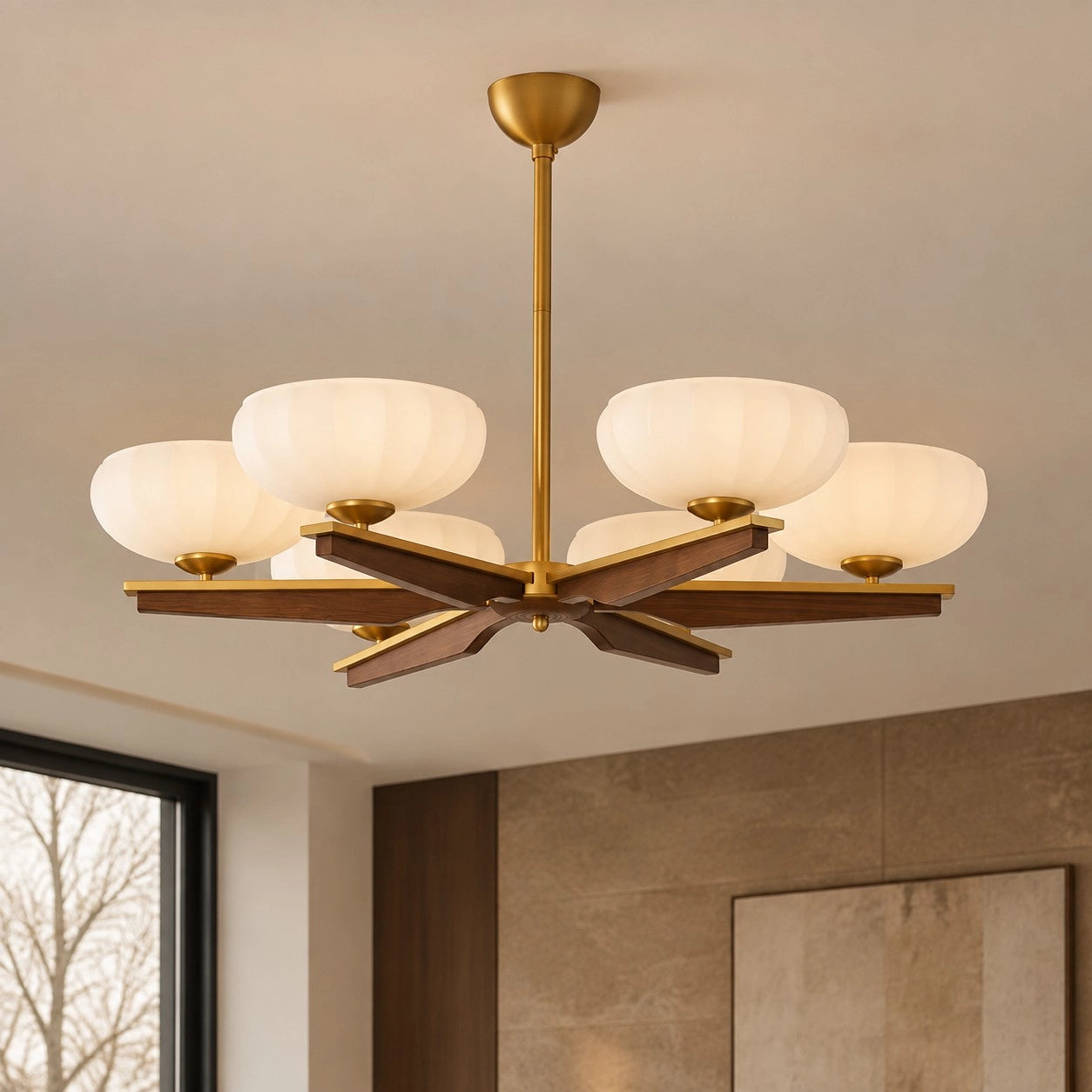Eugenia Multi Head Bowl Glass Chandelier | LuciaLiving – Lucia Living