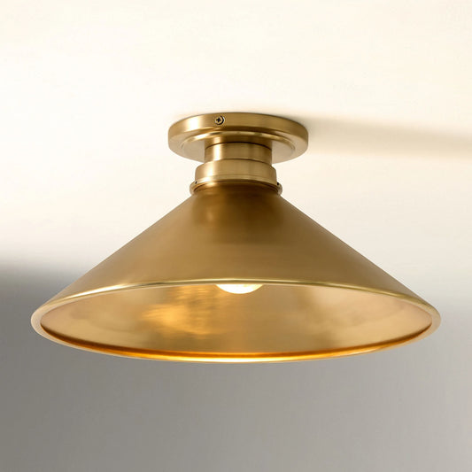 Evariste Modern Cone Flush Mount Ceiling Light