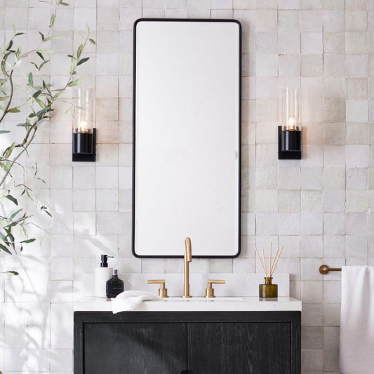 Evren Modern Industrial Tube Glass Vanity Light