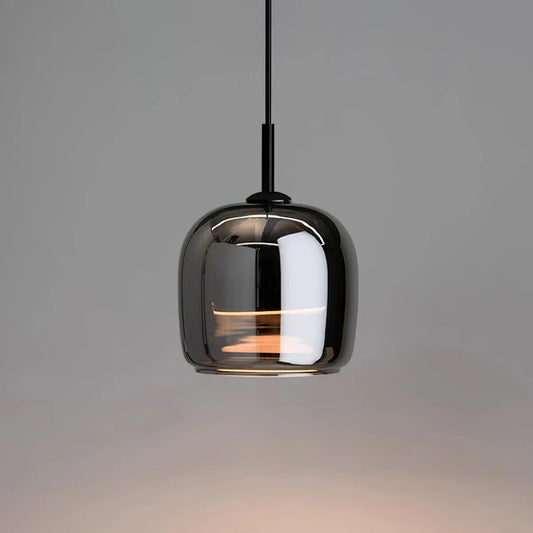 Freja Modern Smoky Glass Pendant Light