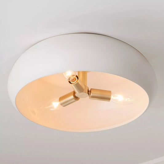 Hudson Modern Ceramic Round Ceiling Light