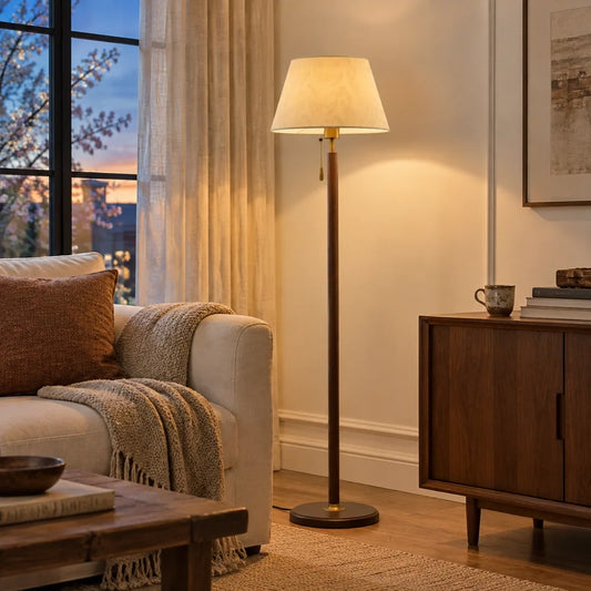 Imogen Wabi-Sabi Fabric Floor Lamp
