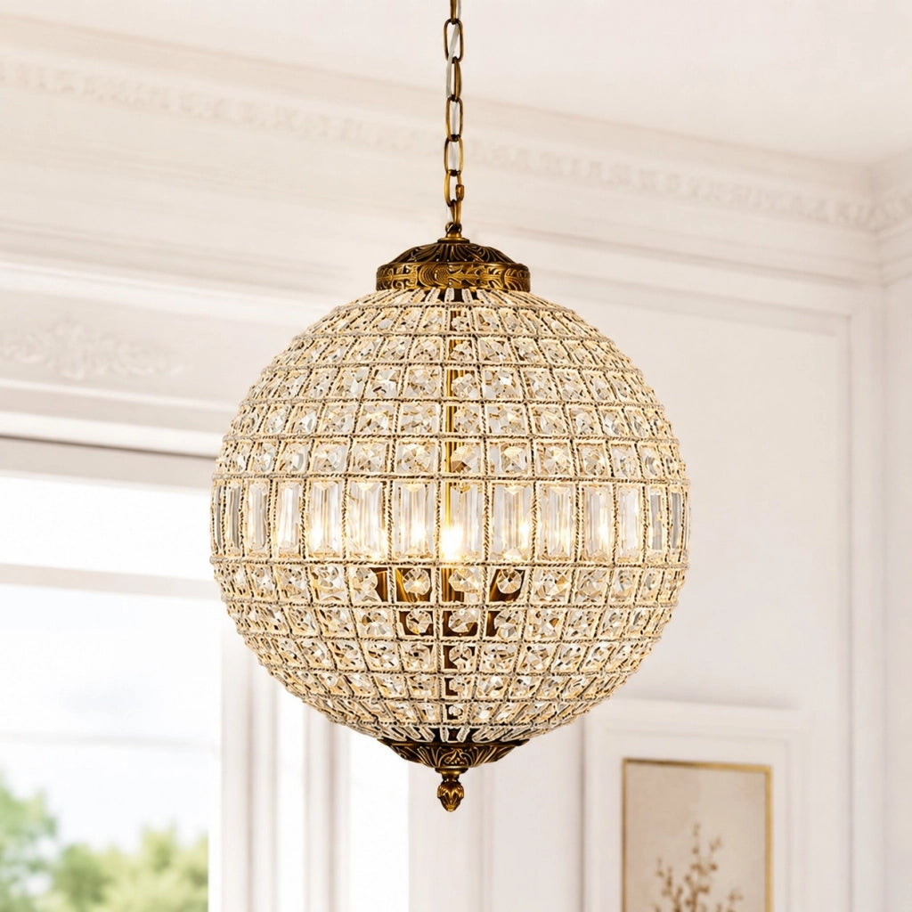 Jorick Luxury Globe Crystal Chandelier | LuciaLiving – Lucia Living