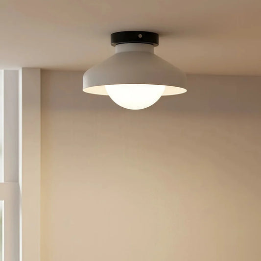 Julia Nordic Minimalist Glass Umbrella Led Ceiling Light