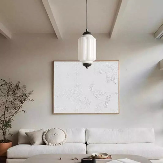 Lumi Milk Glass Eloise Pendant Light