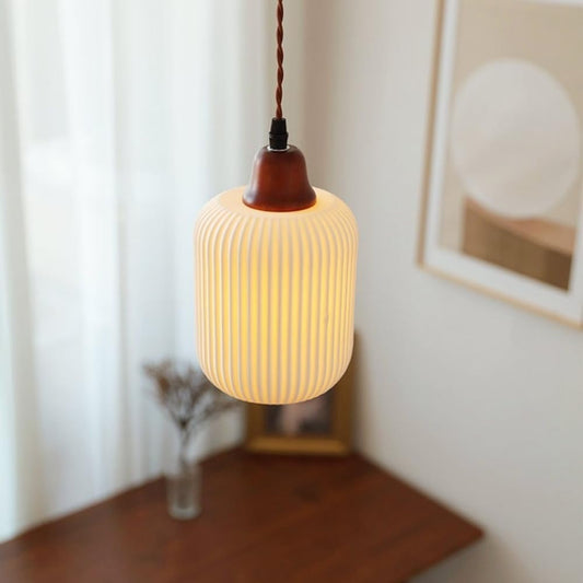 Lumina Nordic Ceramic Lantern Pendant Light