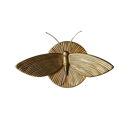 Marlow Vintage Art Deco Moth Resin Wall Sconce