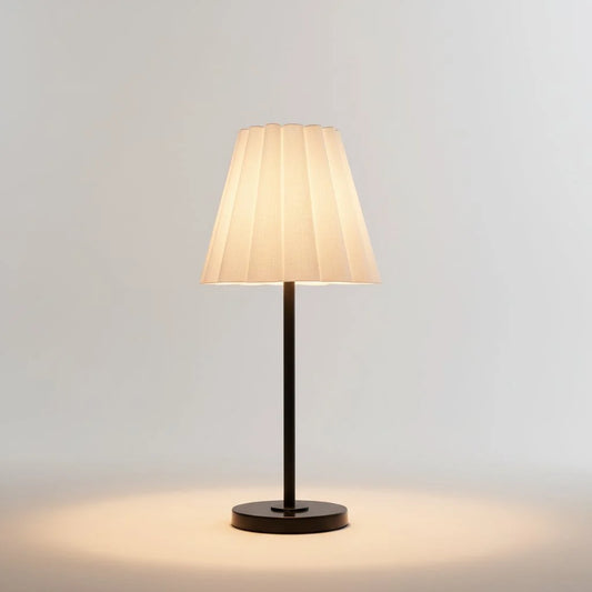 Mary Modern Tapered Shade Linen Table Lamp