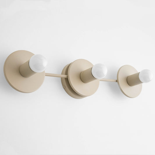 Modern 3 Light Spherical Vanity Light Fixture