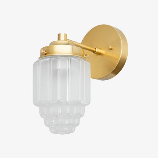 Modern Frosted Skyscraper Shade Glass Vanity Light