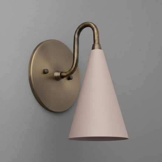 Robert Modern Tapered Cone Shade Vanity Sconce