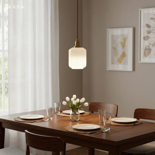 Thoosa Modern Creative Lantern Glass Pendant Light