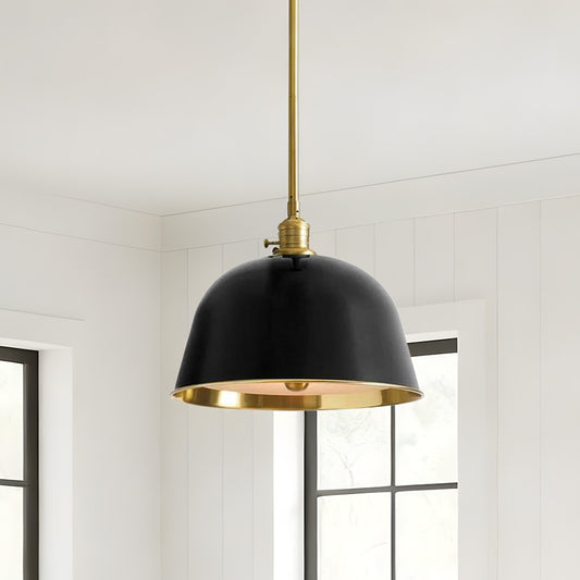 Modern Metal Color Diffuser Bell Pole Pendant Light