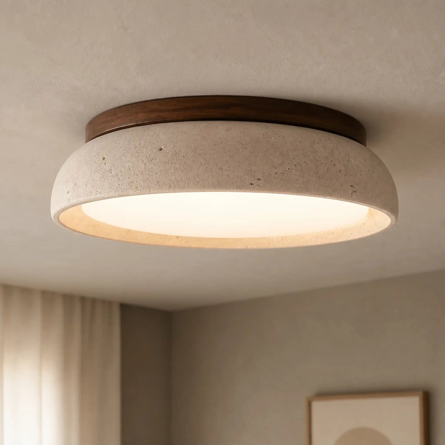 Travertine Lighting Fixture