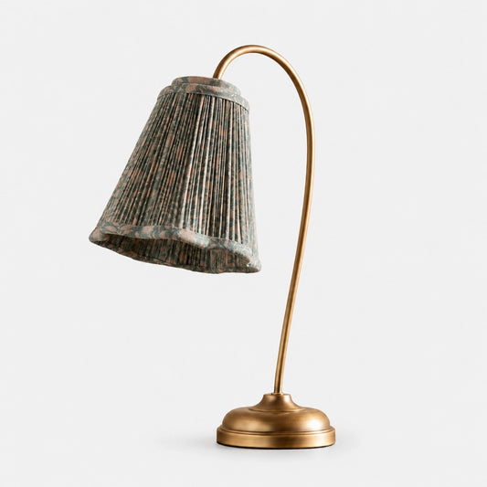 Drenor Vintage Elegant Drum Linen Table Lamp