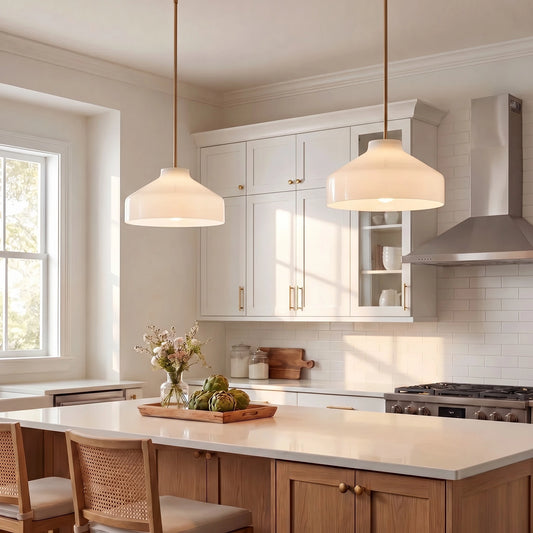 Nerys Nordic Minimalist Morandi Matte Metal Pendant Light