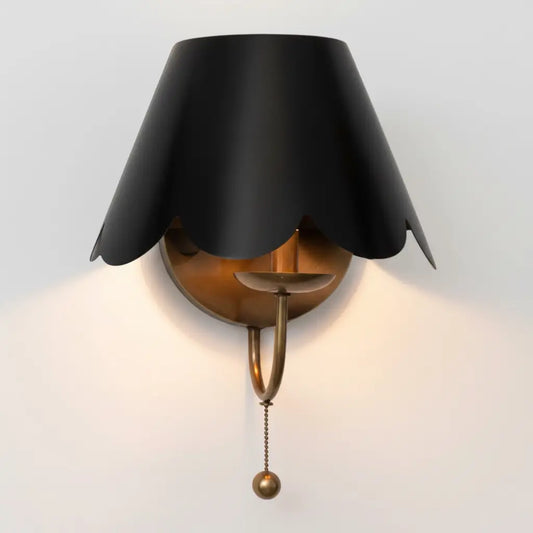 Nessa Mid-Century Petal Metal Wall Sconce