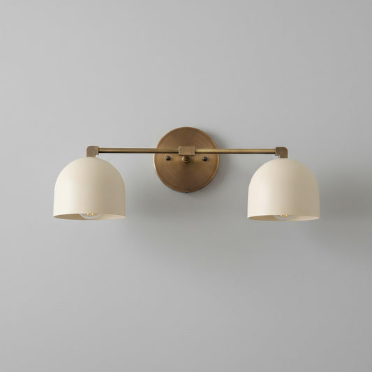 Nordic Metal Deep Ball Vanity Sconce