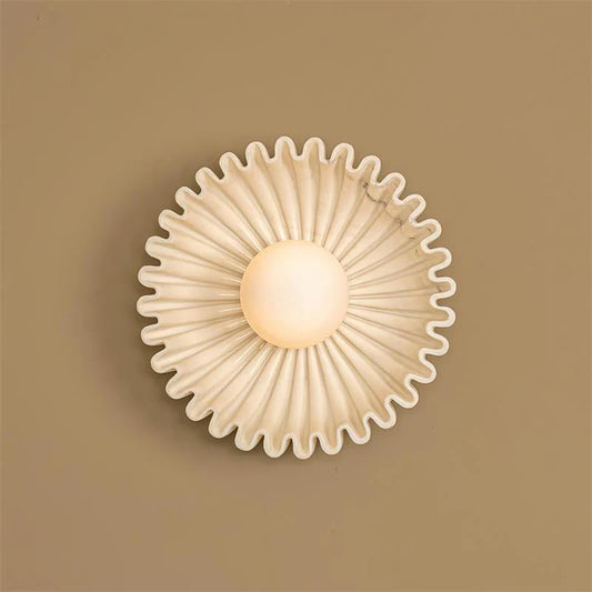 Romy Modern Elegant Ceramic Flower Wall Sconce