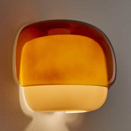 Sanae Modern Colorful Glass Shade Wall Sconce