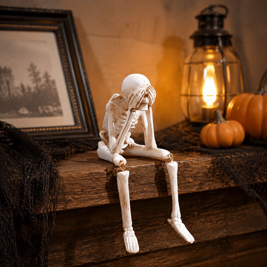 Silas Gothic Three Wise Skeleton Figurine Collection