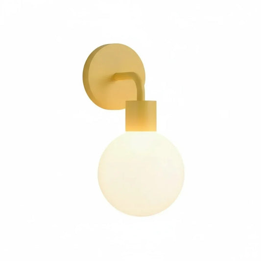 Soah Minimalist Metal Round Multiple Style LED Wall Sconce