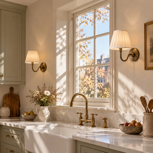 Tansy Classic Traditional Pleated Shade Wall Sconce