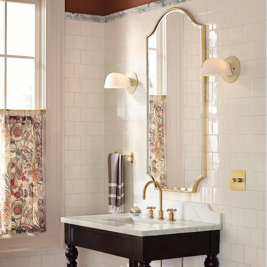 Thais Mid-Century Modern Art Deco Glass Wall Sconce