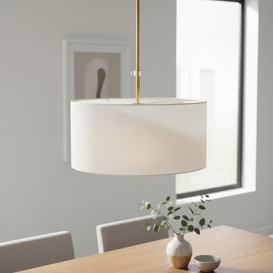 Vink Modern Fabric Drum Pendant Light