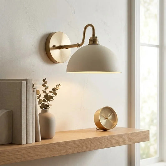 Yago Modern Metal Bowl Wall Sconce