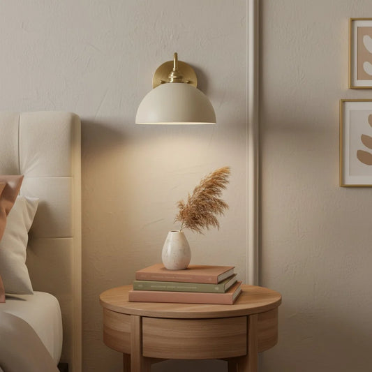 Yago Modern Metal Bowl Wall Sconce